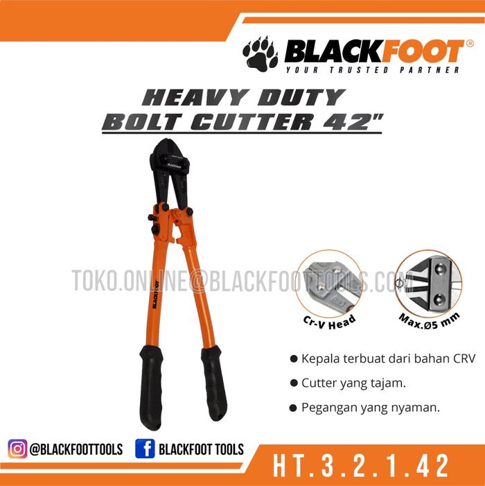 Gambar BLACKFOOT-GUNTING BESI STAINLESS 42"/INCH HEAVY DUTY BOLT CUTTER dari Blackfoot Tools Kota Tangerang Tokopedia