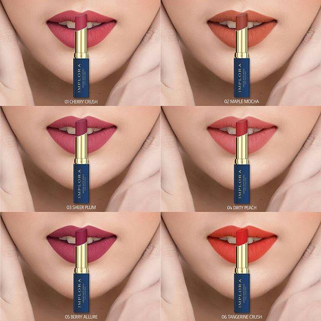 Gambar IMPLORA INTENSE MATTE LIPSTICK 3.5gr - 05 BERRY ALLURE dari PEACH KEBUN AGUNG Kab. Sleman 4 Tokopedia