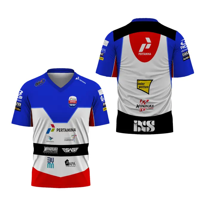 Gambar Kaos Mandalika Motor GP Sirkuit / Kaos Mandalika Original FullPrint dari FikaStore Kab. Bandung 5 Tokopedia