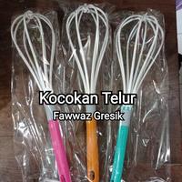 Gambar Pengocok Telur Hand - Mixer Pengocok Krim Adonan Plastik Whisk GL4037 dari Fawwaz Plastik Bahan Kue Kab. Gresik 2 Tokopedia