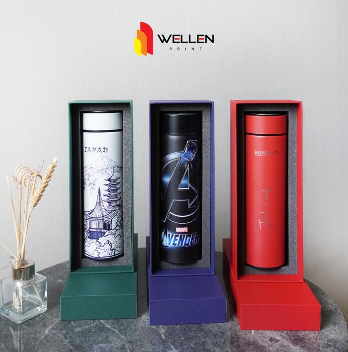 Gambar WELLEN PRINT - Cetak Hard Box Tumbler Custom / Print Packaging Hampers Souvenir Termos Botol Minum Ukuran 25x9x2 cm - navy, polos dari WELLEN PRINT OFFICIAL Kota Administrasi Jakarta Selatan Tokopedia