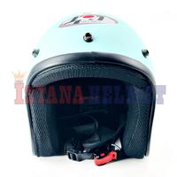 Gambar HELM BATOK JPN MODEL RETRO ARC PASTEL TOSCA DOFF dari ISTANA HELMET Kota Bandung 2 Tokopedia