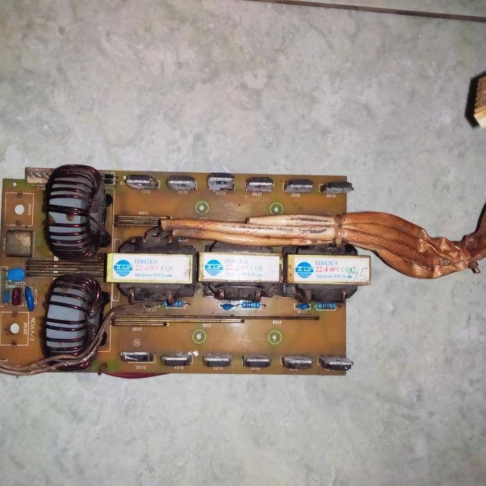 Gambar PCB mesin las mosfet 200a isi 3 trafo dan 12 diode dari Emzetronik Kab. Gresik Tokopedia