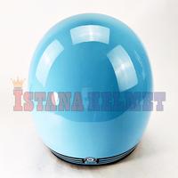 Gambar HELM BATOK JPN MODEL RETRO ARC PASTEL BLUE dari ISTANA HELMET Kota Bandung 4 Tokopedia