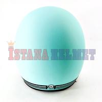 Gambar HELM BATOK JPN MODEL RETRO ARC PASTEL TOSCA DOFF dari ISTANA HELMET Kota Bandung 4 Tokopedia