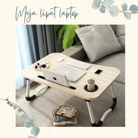 Gambar MEJA LIPAT / MEJA LIPAT BELAJAR LAPTOP SERBAGUNA PORTABLE dari Adifa-shop Kota Samarinda 1 Tokopedia