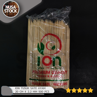 Gambar TUSUK SATE AYAM 20 CM X DIAMETER 2.2 MM 500 GRAM ION dari Nusa Stock Kota Bekasi 1 Tokopedia