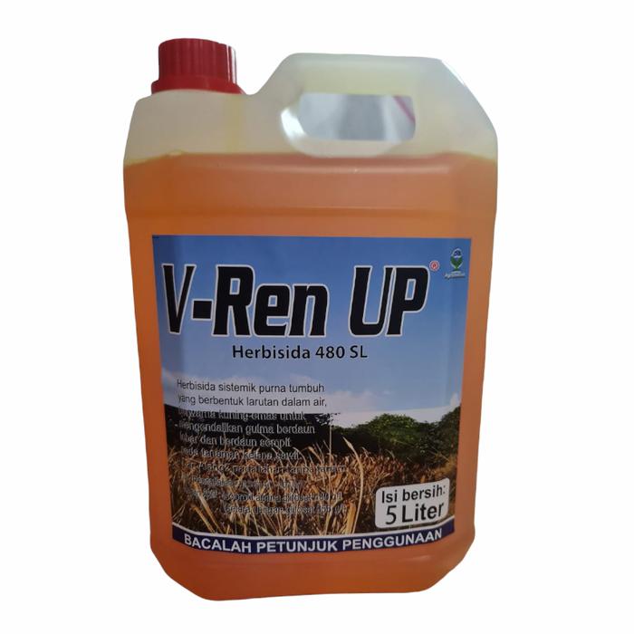 Gambar Herbisida V-Ren Up 480SL 5L Pembasmi rumput Gulma Ampuh dari Revolusi Tani Kab. Bogor Tokopedia