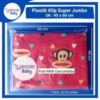 Gambar Plastik Klip Ziplock Super Jumbo 45x60 cm Packing Baju Bedcover Jaket dari Cancanbaby Kota Surabaya 4 Tokopedia