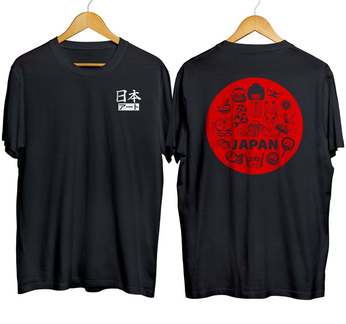 Gambar Kaos distro japan style JAPANN MARCHANDISE - JAPAN ART dari mangjapan Kab.Ciamis Tokopedia