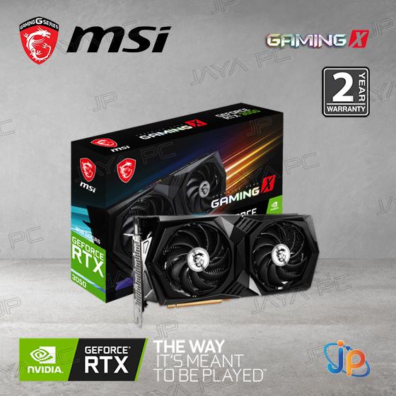Gambar VGA MSI Geforce RTX 3050 Gaming X 8GB - 8 GB DDR6 dari Jaya PC Kota Administrasi Jakarta Pusat Tokopedia