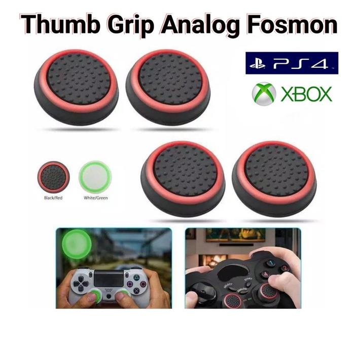Gambar Silicone Silikon Analog Cap Thumb Grip Stik PS PS3 PS4 PS5 Xbox Fosmon dari waroengame M2SQ Kota Administrasi Jakarta Utara Tokopedia