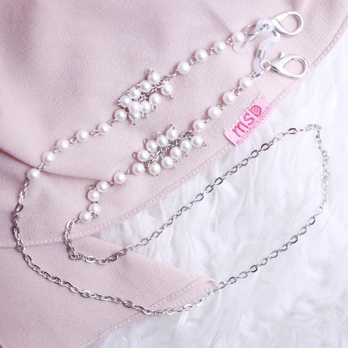 Gambar Strap Masker Hijab Non Hijab Mutiara Beluna dari mysummerblossom Kota Administrasi Jakarta Selatan Tokopedia