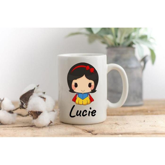 Gambar Mug Lucu Animasi Chibi Cute Princess Custom Nama dari SANKU x MATOOS Kab. Bandung Tokopedia