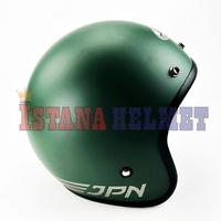 Gambar HELM BATOK JPN MODEL RETRO ARC NEW GREEN DOFF dari ISTANA HELMET Kota Bandung 5 Tokopedia