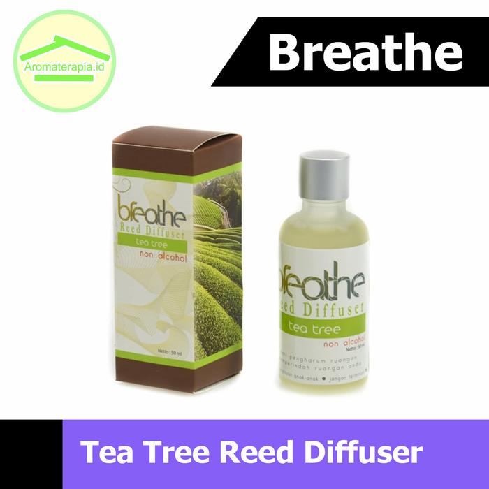 Gambar Minyak Aromaterapi Breathe Essential Oil Tea Tree Reed Diffuser 50 ml dari Adeevakids &amp; Aromaterapia Kab. Bandung Barat Tokopedia