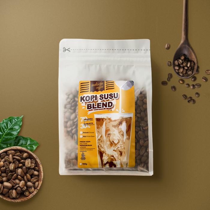 Gambar INDISCHE BIJI/BUBUK KOPI SUSU BLEND ARABIKA ROBUSTA EKONOMIS 100 gr dari INDISCHE COFFEE BALI Kab. Badung Tokopedia