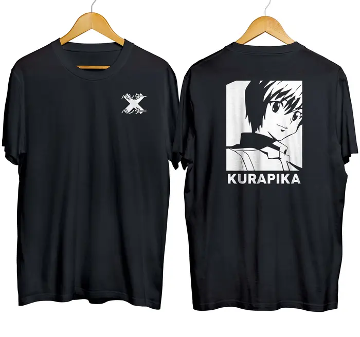 Gambar Kaos distro anime KURAPIKA HNTER X NUNTER 100% cotton combed 30s dari mangjapan Kab.Ciamis 5 Tokopedia
