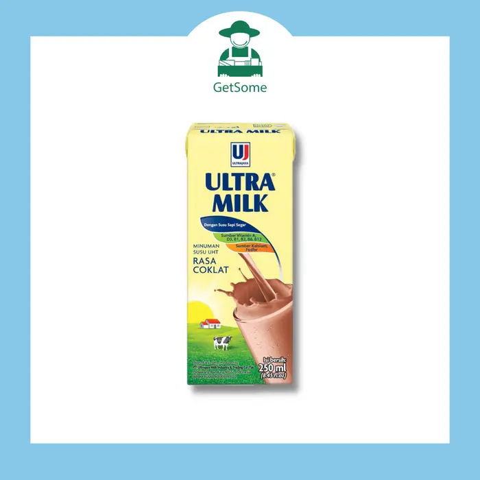 Gambar Susu Ultra Milk UHT 250 ml Full Cream / Cokelat / stroberi ( karton ) dari GetSome Groceries Kota Bandung 4 Tokopedia