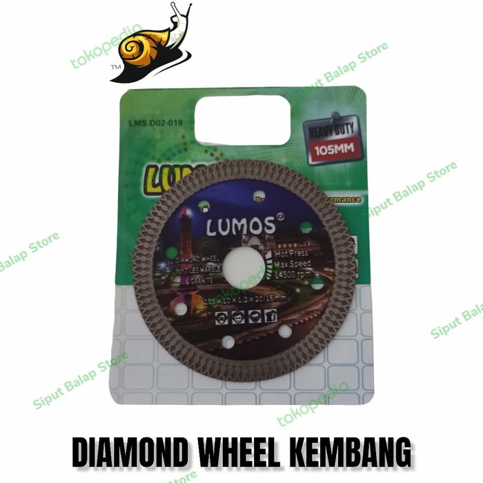 Gambar LUMOS MATA POTONG GRINDA DIAMOND WHEEL GRANIT MARMER SUPERTHIN 4" INCH dari SIPUT BALAP STORE Kota Administrasi Jakarta Barat Tokopedia
