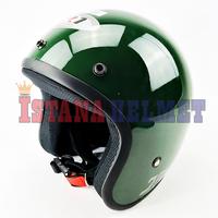 Gambar HELM BATOK JPN MODEL RETRO ARC NEW GREEN dari ISTANA HELMET Kota Bandung 1 Tokopedia