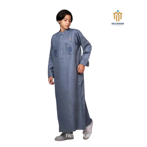 Gambar Jubah Remaja Muslimadani E-1128 Exclusive Gamis Pria - Shirting Katun dari Muslimadani Kota Bekasi Tokopedia