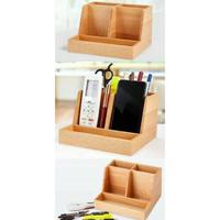 Gambar Tempat pensil /wooden desk organizer/pinewood desk organizer dari wodca homedecor Kab. Klaten 3 Tokopedia