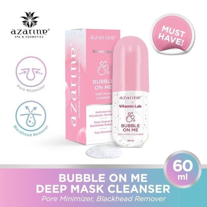 Gambar Azarine Vitamin Lab Bubble on Me Deep Mask Cleanser 60ml dari tokokosmetikagepebe Kota Surabaya Tokopedia
