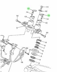 Gambar 3KA-F3469-00 tutup raiser stang rxking scorpio vixion lama nvl nva ori dari J.Y PARTS SHOP Kab. Tangerang 2 Tokopedia
