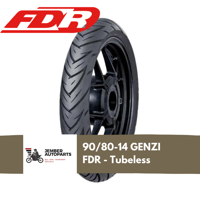 Gambar Ban Luar Matic 90/80-14 Tubeless FDR Genzi dari JEMBER AUTO PARTS Kab. Jember Tokopedia