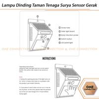 Gambar Lampu Dinding Taman Tenaga Surya Motion Sensor/Solar Cell Panel 20 Led dari OneConnection Kota Administrasi Jakarta Pusat 2 Tokopedia
