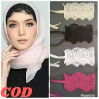 Gambar INNER LACE BROKAT RENDA, IINER PENGANTIN/WISUDA/IBU BESAN/PESTA - Merah dari Danggrainishop Kab. Sleman 2 Tokopedia