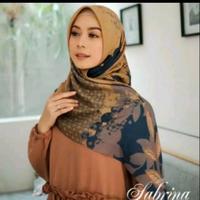 Gambar kerudung/hijab segi empat motif sabrina/dennay kw/jilbab voal premium dari Cici Tiung Kab. Sumedang 1 Tokopedia