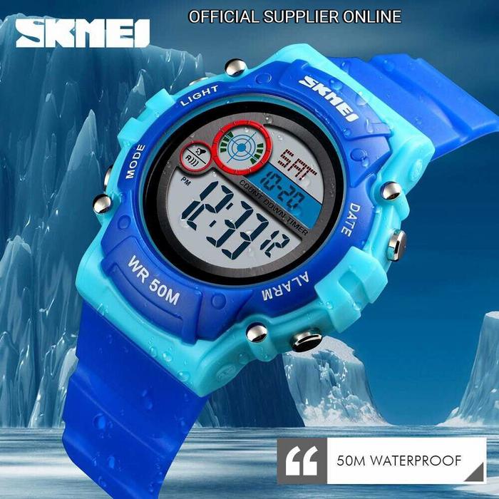 Gambar JAM TANGAN ANAK CEWEK WANITA DIGITAL SKMEI ANTI AIR TERBARU ORIGINAL dari supllier online Kota Administrasi Jakarta Barat Tokopedia