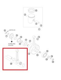 Gambar KTM SX EXC XC FREERIDE 250 300 R POWER PARTS Con Rod Stang Piston Set dari LTF FACTORY Kota Cimahi 3 Tokopedia