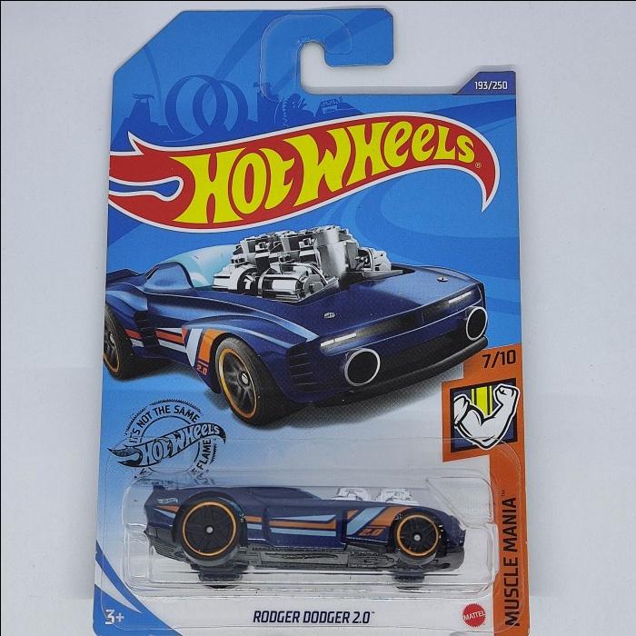 Gambar RODGER DODGER 2.0 Hot Wheels real car limited mobil hotwheels diecast dari Vincotoys Bogor Kab. Bogor Tokopedia
