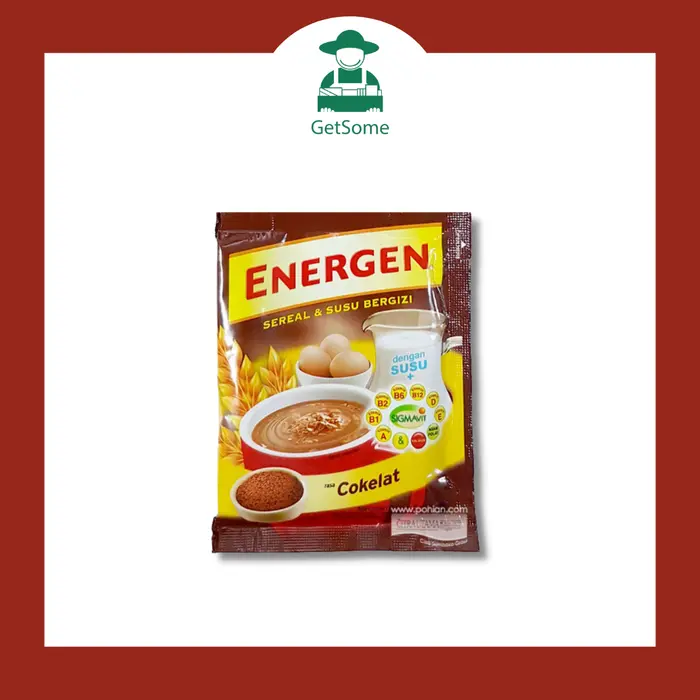 Gambar Energen renceng vanilla / cokelat / kacang hijau / jahe dari GetSome Groceries Kota Bandung 4 Tokopedia