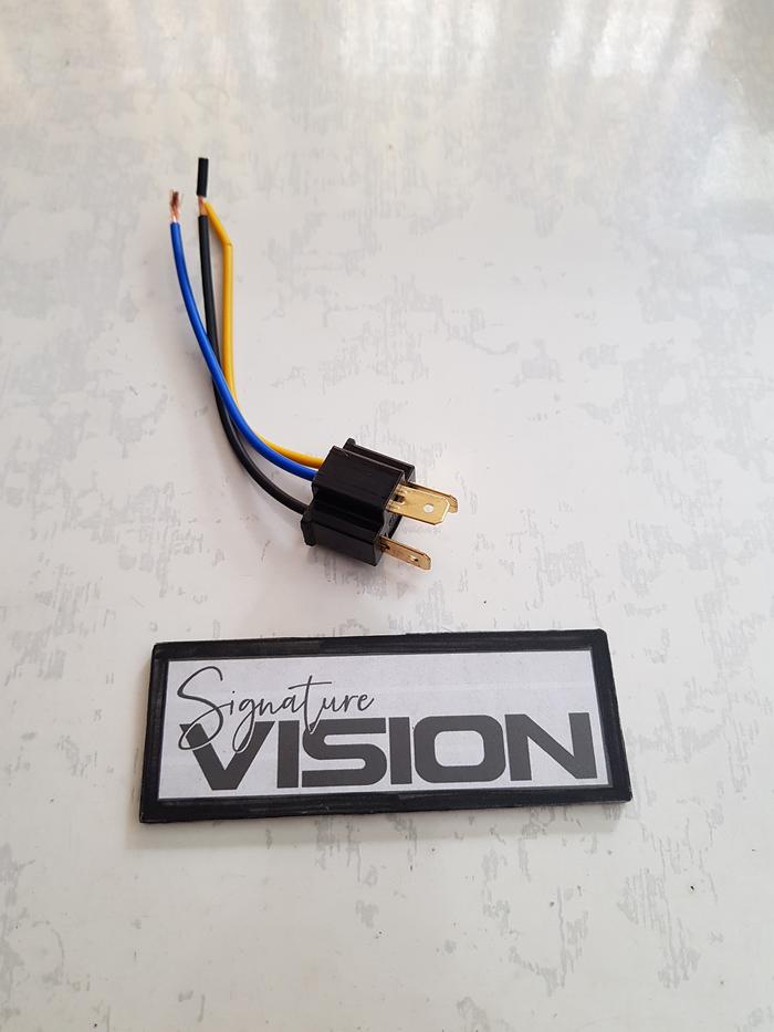 Gambar Socket Soket Lampu Mobil Motor H4 HS1 KAKI 3 Male Female High Quality dari Signature Vision Auto Kota Bandung Tokopedia