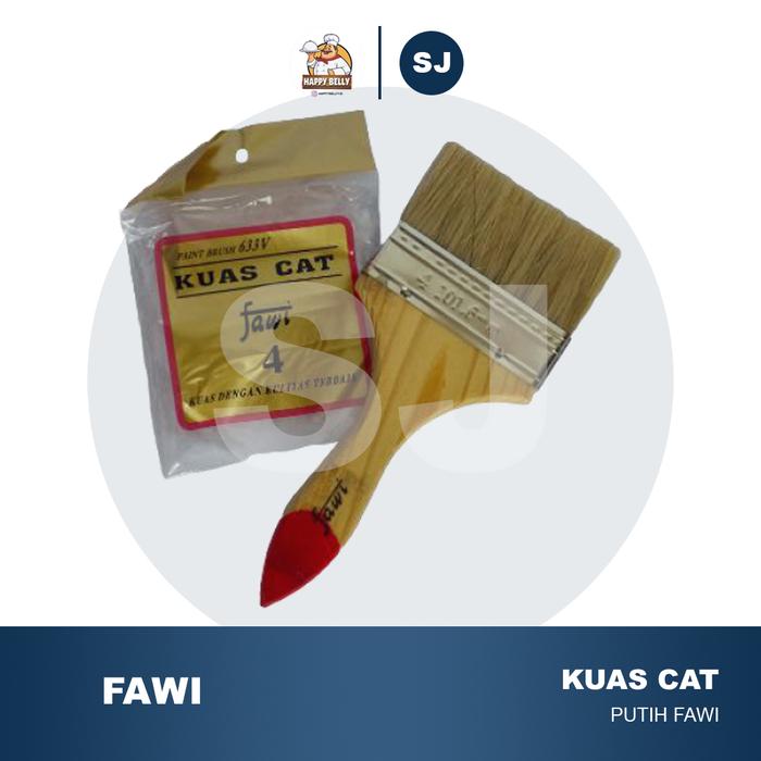 Gambar KUAS CAT TEMBOK 4" INCH - PINEHILL / FAWI 633 dari SJ WARNA BANGUNAN Kota Medan Tokopedia