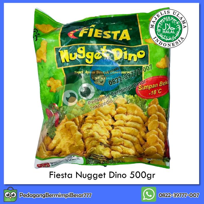 Gambar Fiesta Nugget Dino 500gr | Nugget Bentuk Dino | Nugget Frozen dari Pedagang Bermimpi Besar Kota Administrasi Jakarta Barat Tokopedia