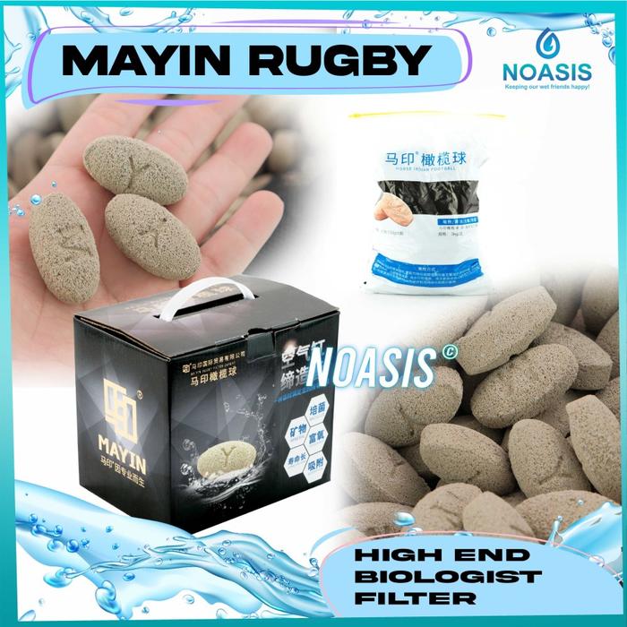 Gambar MAYIN INTERNATIONAL RUGBY MEDIA FILTER BIOLOGIS RUMAH BAKTERI 200 GRM dari Noasis Jakarta Kota Administrasi Jakarta Barat Tokopedia