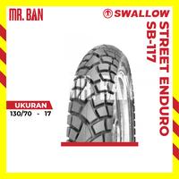 Gambar Ban Motor Swallow Tubles SB-117 Street Enduro Ring 17 Uk. 130/70 TL dari Mr. Ban Kota Semarang 1 Tokopedia