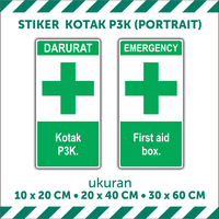 Gambar STIKER KOTAK P3K (PORTRAIT) dari Teleri Print Kab. Tangerang 1 Tokopedia