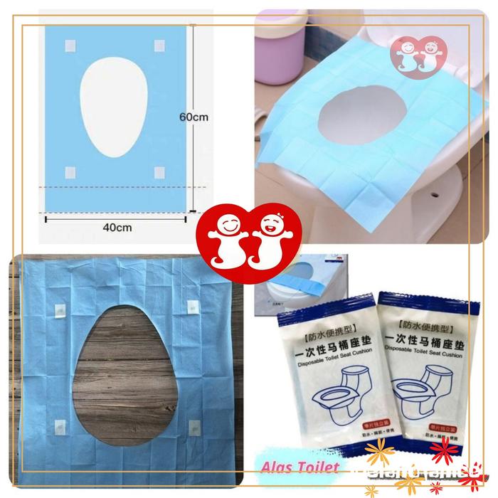Gambar ALAS DUDUK KLOSET TOILET / TRAVEL TOILET SEAT COVER DISPOSABLE dari joelandjanice Kota Semarang Tokopedia