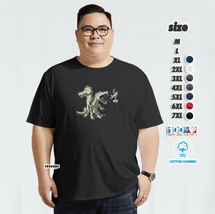 Gambar Baju Kaos Jumbo Tshirt Big Size Pria Wanita XXXL 4XL 5XL 6XL 7XL 2265 dari REEZAYS.ID Kota Administrasi Jakarta Pusat Tokopedia