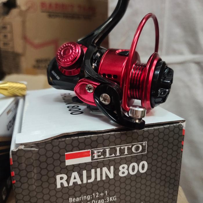 Gambar reel pancing elito raijin uzume 800 power handel dari pacific spot jakarta Kota Administrasi Jakarta Barat Tokopedia