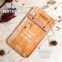 Gambar Gamya Wooden Menu Board Papan Menu Kayu Buku Menu dari Meblia Kota Administrasi Jakarta Selatan 2 Tokopedia