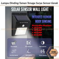 Gambar Lampu Dinding Taman Tenaga Surya Motion Sensor/Solar Cell Panel 20 Led dari OneConnection Kota Administrasi Jakarta Pusat 1 Tokopedia