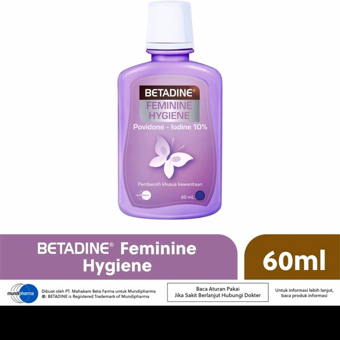 Gambar betadine feminine hygiene 60ml kewanitaan dari bellstore.id Kab. Bekasi Tokopedia