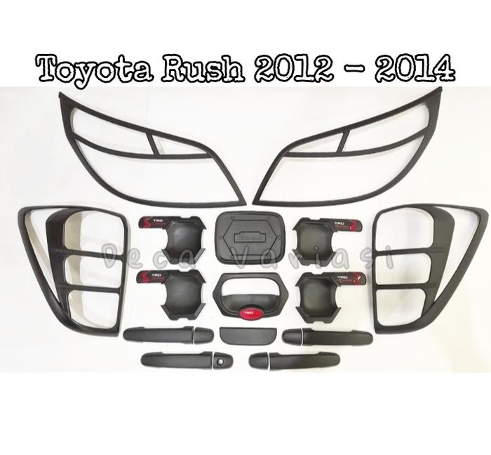 Gambar Paket Garnish Depan Belakang Outer Handle Tank Cover Rush 2012 Elegant dari Deca Variasi Jakarta Pusat Tokopedia